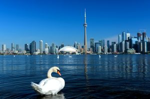 Toronto city skyline, Ontario, Canada